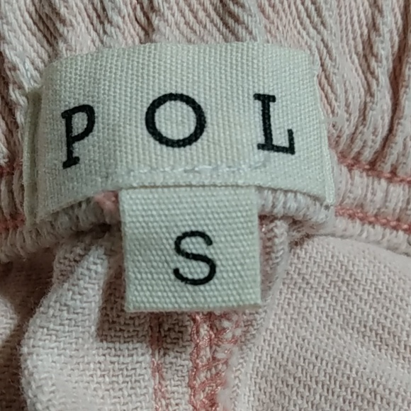 Pol Distressed Boho Pink Cargo Embroidery Joggers - Picture 5 of 11